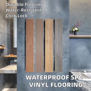 Trung Quốc Nhà sản xuất của sinh thái thân thiện không thấm nước chịu mài mòn đồng bằng bấm vào lõi cứng nhắc SPC Vinyl ván sàn siêu thị trường - Product Image 2