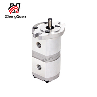 Pompe hydraulique à double engrenage haute pression Zhengquan HGP-11A-F0.8/0.8R, faible bruit, en alliage d'aluminium, pour système hydraulique