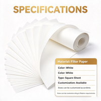 Papier filtre pour désoption d'or, résistant aux acides, CAS n° Pureté 100% pour le recyclage des métaux électroniques