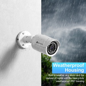 Caméra de sécurité IP Bullet 4MP Mini PoE 4COVR avec détection IA des personnes et des véhicules, vision nocturne IR <span class=keywords><strong>extérieure</strong></span>, vente en gros OEM - Product Image 6