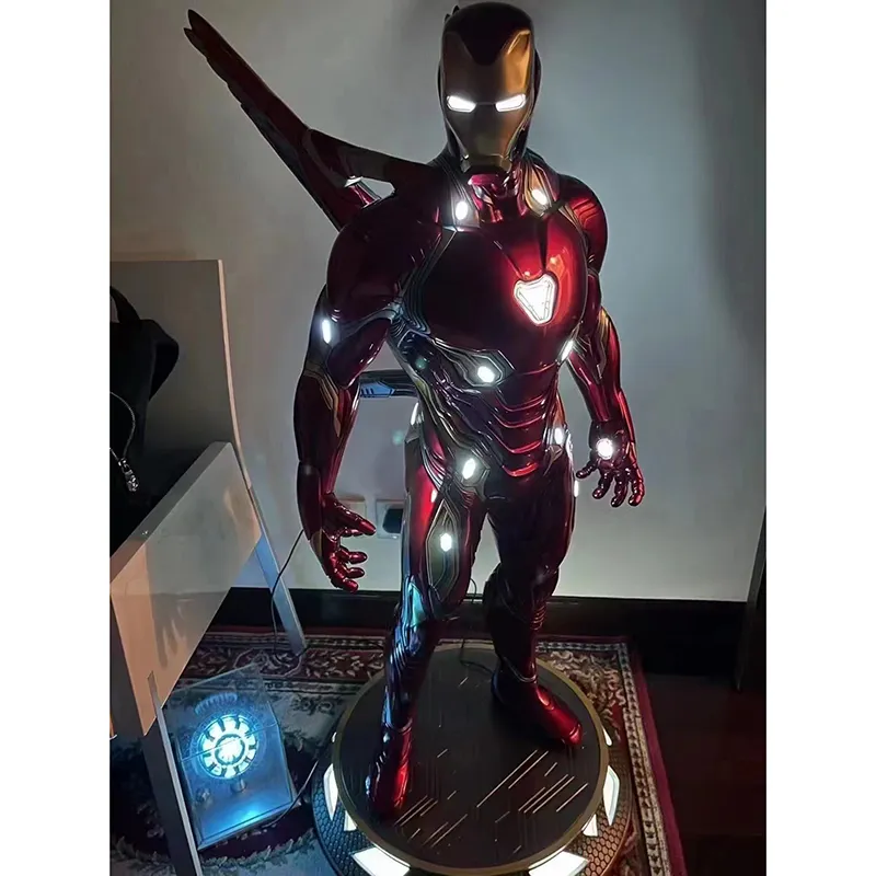 Indoor Home Decor Hot Sale Metall farbe Iron Man MK50 1/2 Super Large Super Restore Marvel Film GK Statue Zum Verkauf