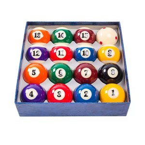 Ensemble standard de huit boules de billard noires de billard en cristal neuf boules grande collection de fournitures de billard américain n ° <span class=keywords><strong>8</strong></span> - Product Image 4