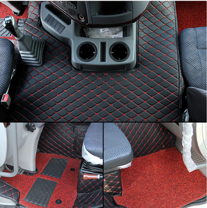 Tapis de sol de voiture 9D personnalisé en cuir PVC durable et antidérapant pour Howo/Scania/Volvo/Striak - Product Image 4