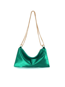 Sac de soirée de luxe pour femme en satin de haute qualité avec strass, élégant et simple, sac carré à bandoulière pour fête, pochette de marque de luxe - Product Image 5