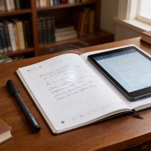 Stylo intelligent effaçable en métal à attraction magnétique avec pointe remplaçable pour la <span class=keywords><strong>prise</strong></span> <span class=keywords><strong>de</strong></span> <span class=keywords><strong>notes</strong></span>, la synchronisation, la conversion <span class=keywords><strong>de</strong></span> documents, la traduction et l'application étudiante - Product Image 3