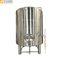 Cuve de refroidissement pour vin en acier inoxydable, isolée et à double enveloppe, avec agitateur pour stabilisation à froid
