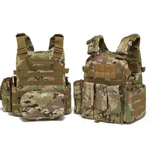 Gujia Quick Release Series Equipment Camouflage Multicam Vest Gear Plate Carrier Chest Ring Tactical Vest