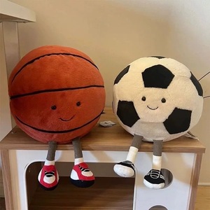 Mainan boneka bola basket sepak bola, gaya baru boneka lembut bola dekorasi pesta rumah hadiah anak-anak - Product Image 2