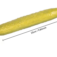 Jouet anti-stress Squishy en forme de cornichon à rebond lent