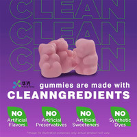 Gommes personnalisées à la mélatonine en gros 5mg Sommeil Gommes à la mélatonine à base de légumes Vente en gros pour le sommeil des adultes