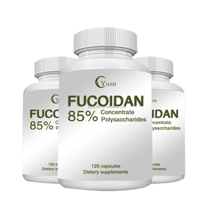 OEM/ODM Compléments alimentaires naturels Capsules d'extrait de <span class=keywords><strong>fucoidan</strong></span> de haute qualité Bouteille de 500mg Capsules de <span class=keywords><strong>fucoidan</strong></span> Suppléments - Product Image 2