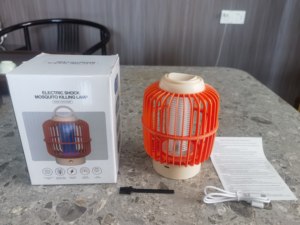 Nuovo 2026 MWD-B01 Lampada Solare 2-in-1 con Illuminazione Blu e Zanzariera Elettrica a Gabbia per Uccelli 5V per Esterni Giardino Casa Patio - Product Image 3