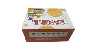 Juguete Retro de Fonógrafo con 24 Tarjetas Flash de PVC Máquina de Aprendizaje de Cuentos para Niños Inglés Alemán Francés Ruso Español Portugués - Product Image 3