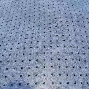 1mm grauer Anti-Rutsch-Punkt-Kunststoff tuch Nadel gestanzter Vliesstoff Selbst klebender Träger filz polster Tropf plastik Pflaumen blüte - Product Image 3