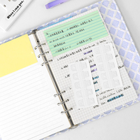 Notes autocollantes à index transparent pour bricolage, bloc-notes portable, étiquette autocollante de décoration de bureau Kawaii pour l'école et 1.6*1.6cm et classeur