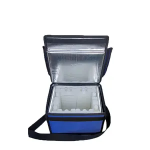 Caixa refrigeradora de viagem para laboratório médico portátil, caixa de transporte médico