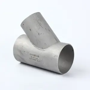 ASME B16.9 A403 WP304/316L Butt Welding 45 Degree Tee Fittings Lateral Pipe Joint with High Quality Material