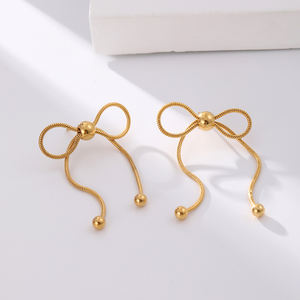 Luxury Waterproof Trendy Hoop <b>Earrings</b> Jewelry <b>Set</b> for Women <b>Gold</b> Plated Stainless Steel Design - Product Image 5