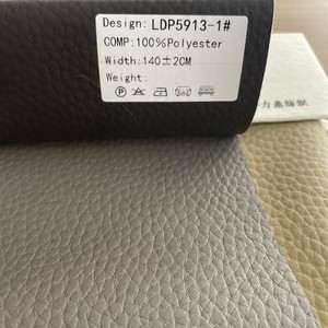 <span class=keywords><strong>Tissu</strong></span> en cuir synthétique imitation vinyle ignifuge résistant aux taches pour l'ameublement automobile, textile de maison et sacs OEM - Product Image 6