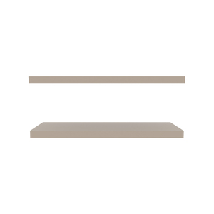 Floating Shelf Dallas Taupe <b>Wall</b> Mount Living Room <b>Display</b> Shelf - Product Image 3