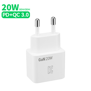 <span class=keywords><strong>Cargador</strong></span> Eléctrico Rápido GaN PD 3.0 USB-C de 20W con Certificación KC KCC y Múltiples Puertos para Laptop - Product Image 2