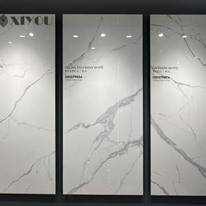 Nouvelle conception de dalles de sol en pierre frittée de luxe à l'aspect marbre, grandes dalles de porcelaine pour une utilisation en extérieur et en hall, 12 mm - Product Image 2