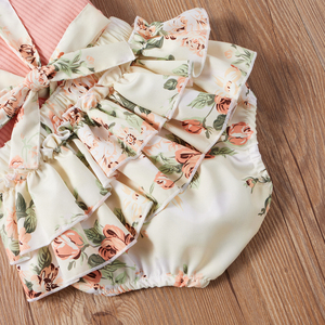 Boutique en ligne Chine : Combinaisons pour bébés, vêtements à fleurs pastel, tenues de princesse, ensembles de robes et combinaisons pour petites filles - Product Image 5