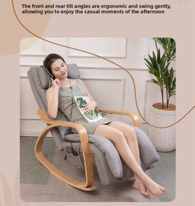Sillón de Masaje Moderno para Sala de Estar, Sillón Reclinable Tapizado y Cómodo con Base de Madera Sólida - Product Image 2