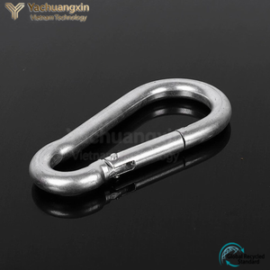 Custom Shaped Logo M6 Metal <b>Snap</b> <b>Hook</b> Stainless Steel DIN5299 Carabiner Ring 3-Year Warranty for General/Heavy Industry <b>Snaps</b> - Product Image 6