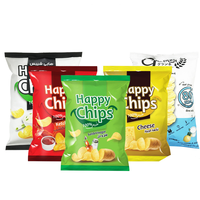 Sac sous vide en PE avec logo imprimé personnalisé emballage thermoscellé pour collations alimentaires gelées banane pop-corn pomme de terre tortilla nouilles aux croustilles de maïs