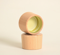 Couvre-bouteille en aluminium imitation bois, couvercle à vis manuel, pour flacon de crème, étanche