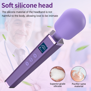 LCD Display and Multiple VibratiPurple Clitoral <b>Vibrator</b> 8 Speed USB <b>Rechargeable</b> Sex Toy - Product Image 4