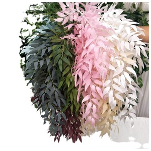 งานฝีมือหยูหลง ใบหลิวประดิษฐ์สำหรับตกแต่งผนัง ขนาด 1.1 ซม. สีสันสดใส ตกแต่งภายในและภายนอกบ้าน งานแต่งงาน - Product Image 5
