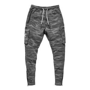 <strong>Joggers</strong> Running Sports <strong>Skinny</strong> Sweatpants Multi-Pocket Gym Fitness Training Trousers Cotton Sportswear Black Men Pants - Product Image 3
