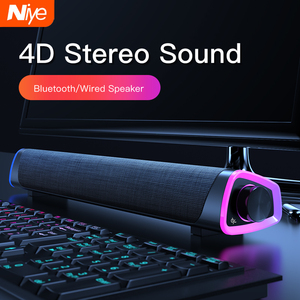 Haut-parleurs pour PC alimentés par USB avec lumières rvb colorées son Surround haut-parleur sans fil pour ordinateur Portable, barre de son pour ordinateur de bureau et Portable - Product Image 2