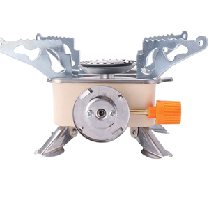 Estufa <span class=keywords><strong>de</strong></span> <span class=keywords><strong>Butano</strong></span> Metálica Compacta Plegable <span class=keywords><strong>de</strong></span> 2800W, Resistente al Viento, <span class=keywords><strong>de</strong></span> una Sola Pieza, OEM Personalizada, para Exteriores, Senderismo, Picnic, Camping - Product Image 1