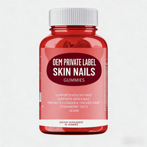 Gomitas <span class=keywords><strong>para</strong></span> Piel, <span class=keywords><strong>Cabello</strong></span> y Uñas <span class=keywords><strong>de</strong></span> Marca Privada OEM con Biotina, Vitaminas, Suplemento Dietético Vegano - Product Image 1