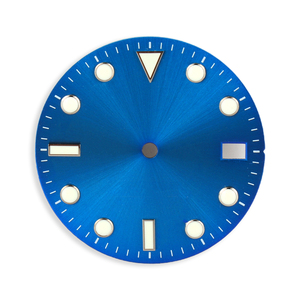 Biểu tượng tùy chỉnh 28.5mm kim loại sáng Xem quay số với nh35 phong trào bền và phong cách - Product Image 6