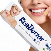 Dentifrice à la menthe avec des propriétés de décoloration et de blanchiment, fabrication en gros, personnalisation disponible