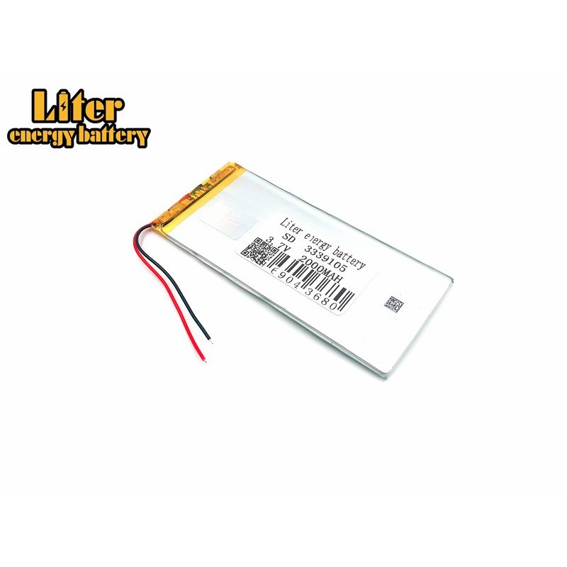 Литий-ионный/литий-ионный аккумулятор для планшетов, портативных зарядных устройств, GPS, электронных книг, динамиков, 3,7 в, 2000 мАч, 3339105, 3540105