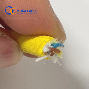 Câble d'alimentation 2x2x26AWG pour drones sous-marins, multi-conducteurs, Rov, gaine en PUR jaune, gaine en polyuréthane personnalisée - Product Image 3