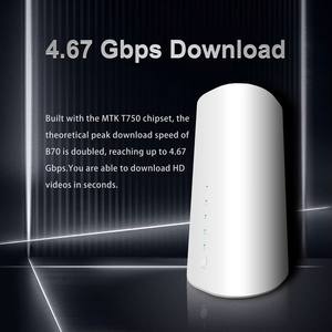 Karbor 5G LTE CPE Router Home Firewall WiFi 6 VoLTE 2167Mbps 300-500m Rango RJ45 WAN/LAN Puertos Nano SIM Soporte - Product Image 5