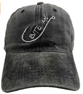 Bite Me-gorra de béisbol bordada para hombre y mujer, gorro de béisbol bordado, Estilo Vintage - Product Image 1