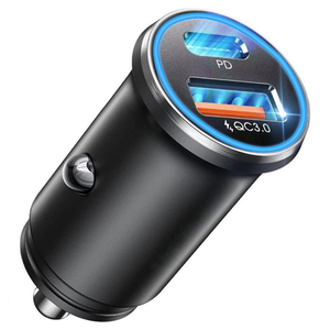 Caricabatterie da Auto Mini Invisibile con Logo Personalizzato per Auto SUV Camion, Fornitore di Caricabatterie da Auto ad Alta Velocità 54W per Telefoni <span class=keywords><strong>Galaxy</strong></span> Pixel - Product Image 1