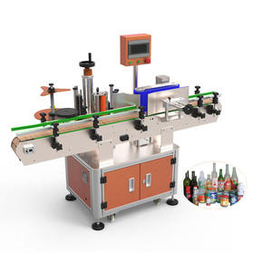 Elektrische Dubbelzijdige Automatische Etiketteermachine Voor Ronde Flessen Datum Print Touchscreen Bestuurd Met Kern Motor Component - Product Image 5