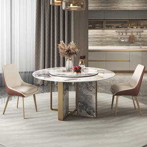 Meubles de salle à manger en bois de luxe léger, contemporains, rectangulaires, 8 places, convertibles, extensibles, sièges personnalisables - Product Image 6