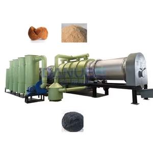 Four de carbonisation pour la production de charbon de bois à partir de coques de noix et de sciure de bois, prix usine - Product Image 1