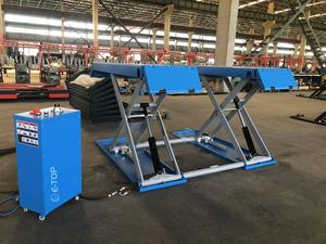 Disesuaikan 1.2 1.4 1.6m Etop Etop-MP4T Mobile gunting mobil mengangkat empat silinder portabel pengangkat hidrolik aktuator listrik - Product Image 5