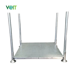 מבנה מסגרת צינורית, קיבולת כבדה, מתלה צינורות פלדה מתפרק וניתן לערום - Product Image 3