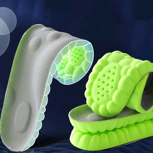 Semelles orthopédiques en latex, soutien de la voûte plantaire à haute élasticité, respirantes, déodorantes, amortissantes, coussinets pour chaussures de sport, Wo - Product Image 6